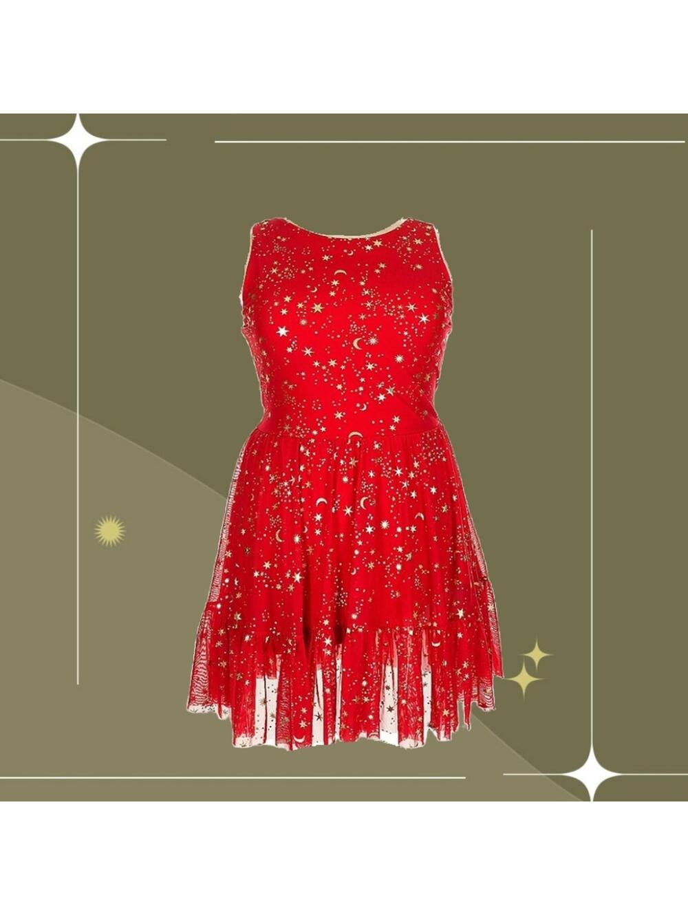 ✨ NWT Limited Edition Blackmilk Red Stardom Bow Back Dress Size XXL